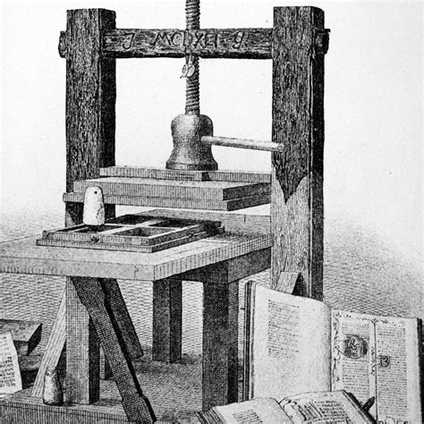 Printing Press ‑ Invented, Gutenberg, Significance.